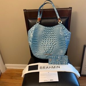 BRAHMIN MARIANNA CERULEAN MELBOURNE BAG